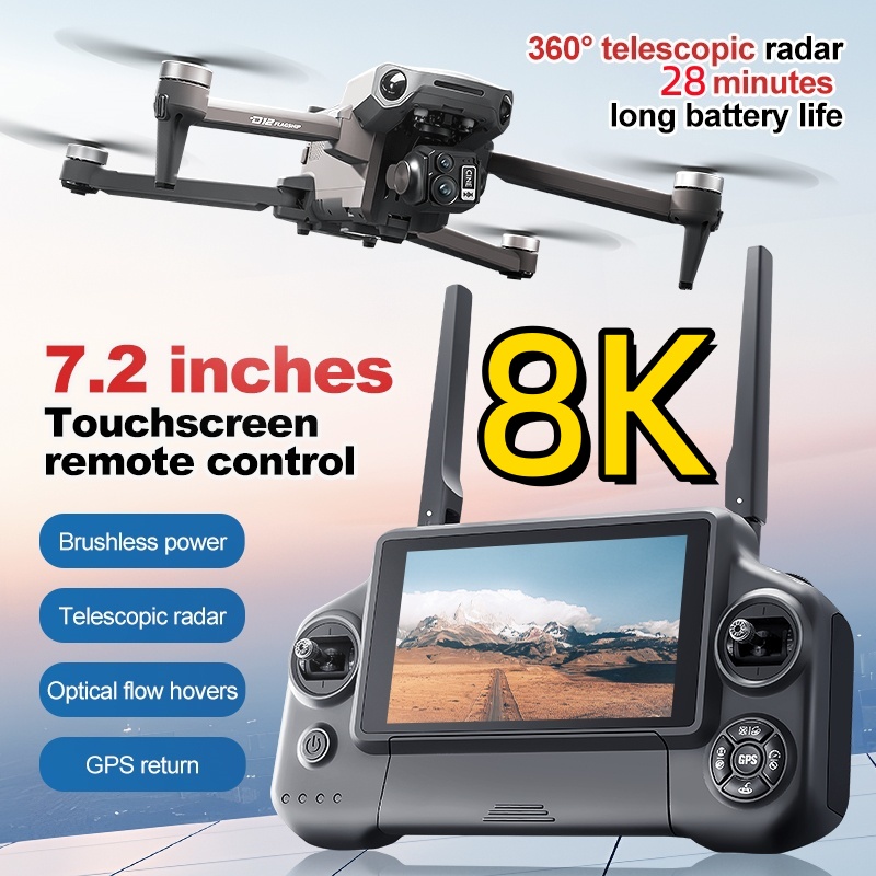 Drone Gimbal Case - Drone RC Quadricóptero 8K com Gimbal