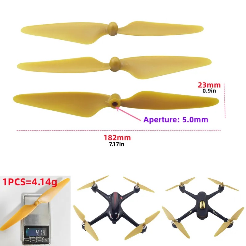 Eachine Drone E58 - 4PCS Hélices Resistentes a Impactos CW
