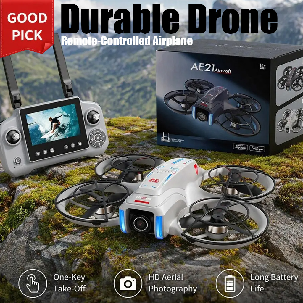 Drone Gimbal 3 Axis - Novo Drone AE21 2026 com Câmera