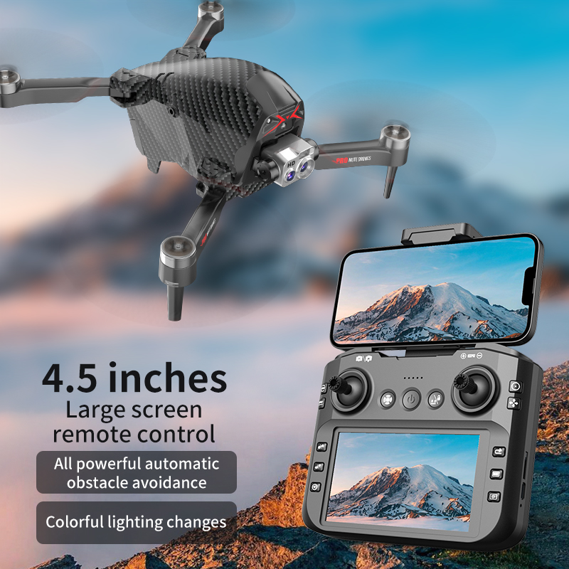 Drone Gimbal Brushless - Drone CS26 com Câmera Dual 1080P
