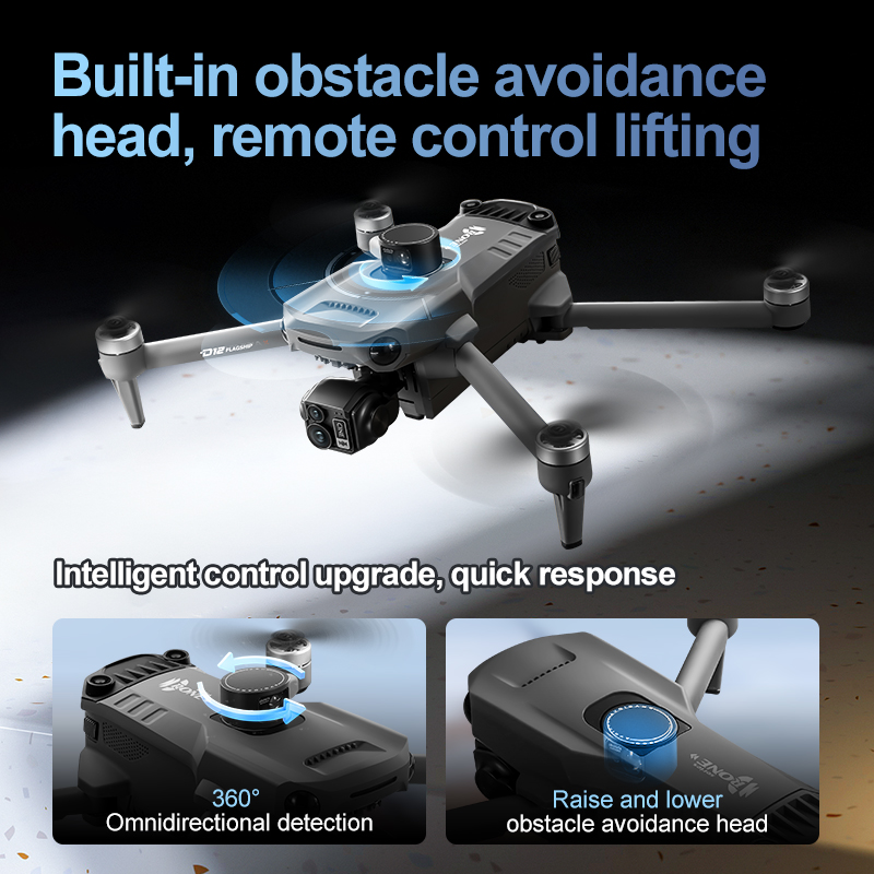 Drone RC Quadricóptero 8K com  - Drone Gimbal Case avaliação e preço