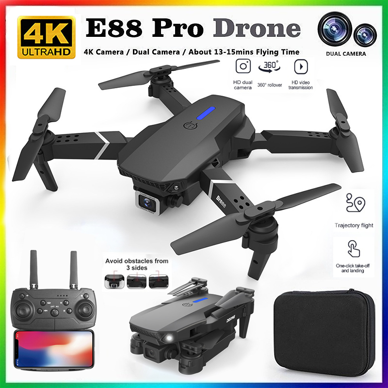 2026 NOVO E88 Drone RC Profiss - Eachine Drone E58 avaliação e preço