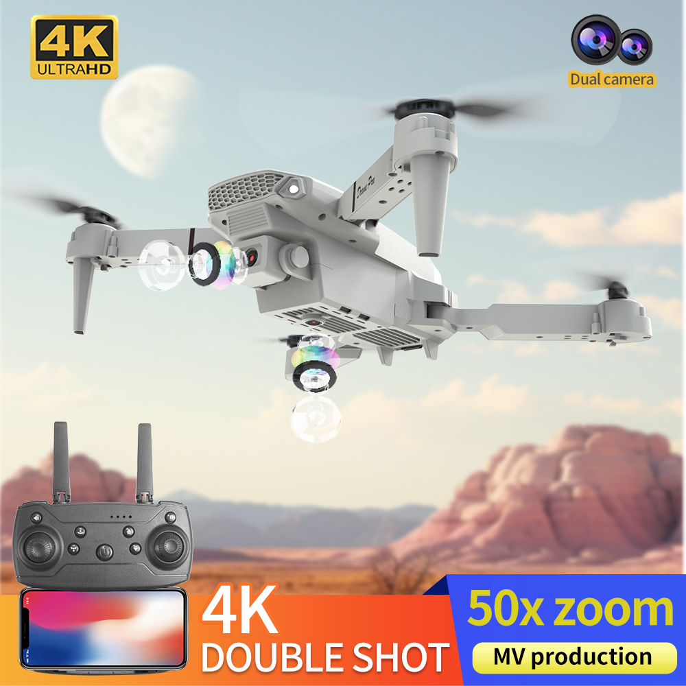 2026 NOVO E88 Drone RC Profiss - Eachine Drone E58 avaliação e preço