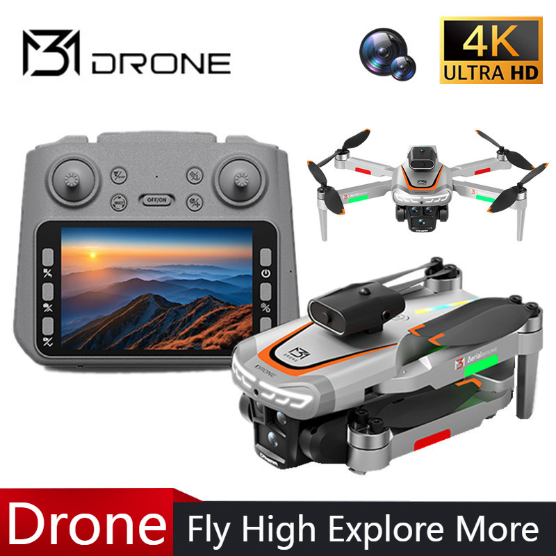 M3 drone profissional 4k hd fo - Drone Gimbal Brushless avaliação e preço
