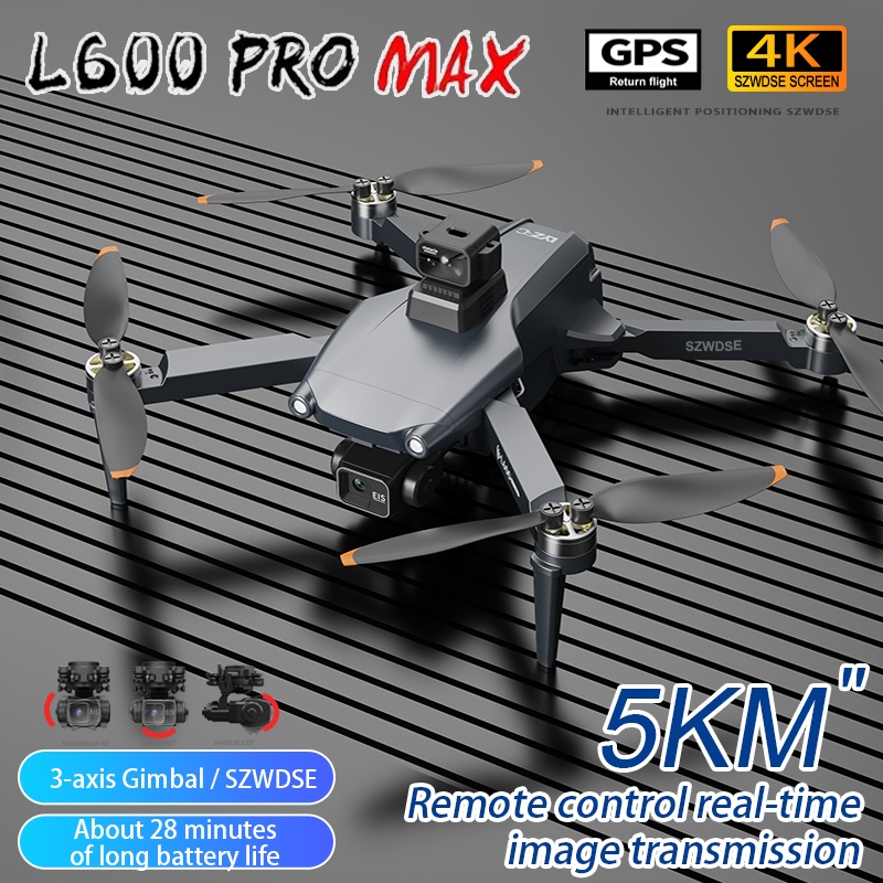 L600 Pro MAX /L600 PRO Drone 4 - Drone Gimbal 3 Axis avaliação e preço